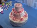 diaper cake / nappy cake tutorial  from start to finish 