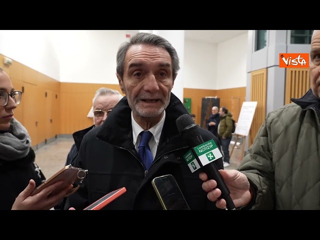 Fontana inaugura iniziative natalizie Lombardia: "Vorremmo una festa all'insegna di gioia e pace"