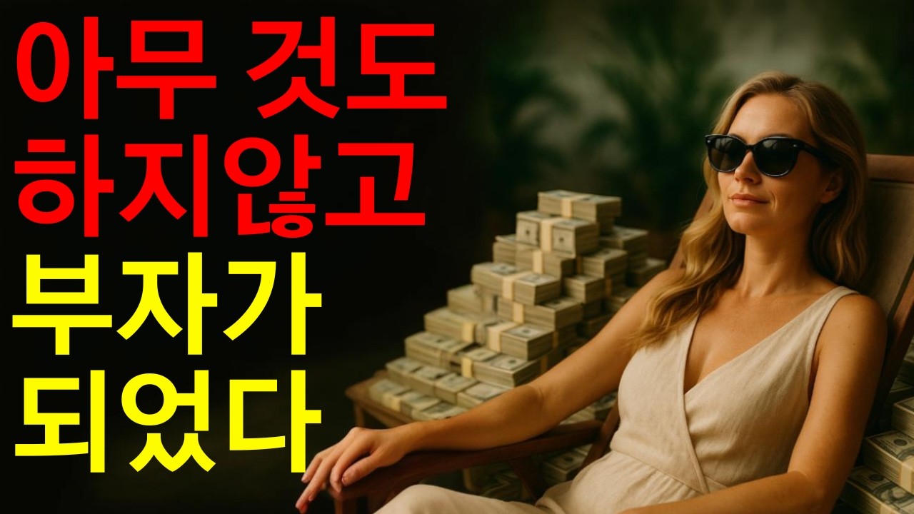 게으른데 부자가 된 사람들의 공통점 (당신도 모르게 하고 있음)