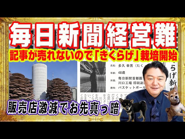 宮脇睦が「新聞業界は構造的欠陥で生き残れない」と指摘