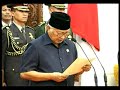 Resignation of Indonesian president Suharto 21 May 1998
