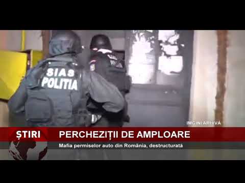 Mafia permiselor auto din România, destructurată