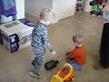 Kannon & Big Brother Jason Play Monster Turcks