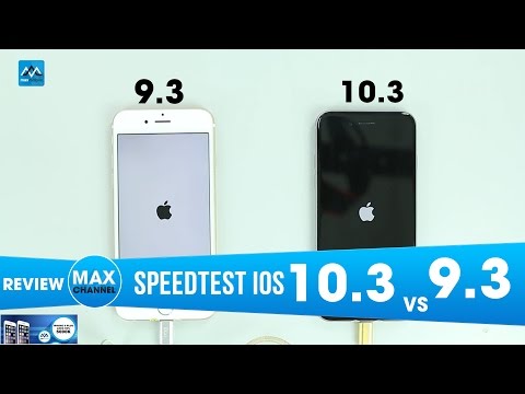 Speedtest ios 10.3 vs ios 9.3 trên iPhone 6: nên update không?