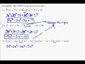 A110.8 Adding and Subtracting Polynomials A110.8 Adding and Subtracting Polynomials