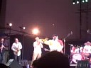 ethiopian saxophone great g�tatch�w m�kurya shares the stage with holland's legendary avant-improv-world-punk band, the ex @ damrosch park outside of lincoln center on august 20th, 2008
