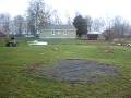 Dry land on Church Road in Maugerville, NB Dec 2008