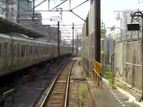 ＪＲ京浜東北線前面車窓南浦和→浦和→北浦和