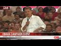 Obama Calls Himself President in Terre Haute, IN