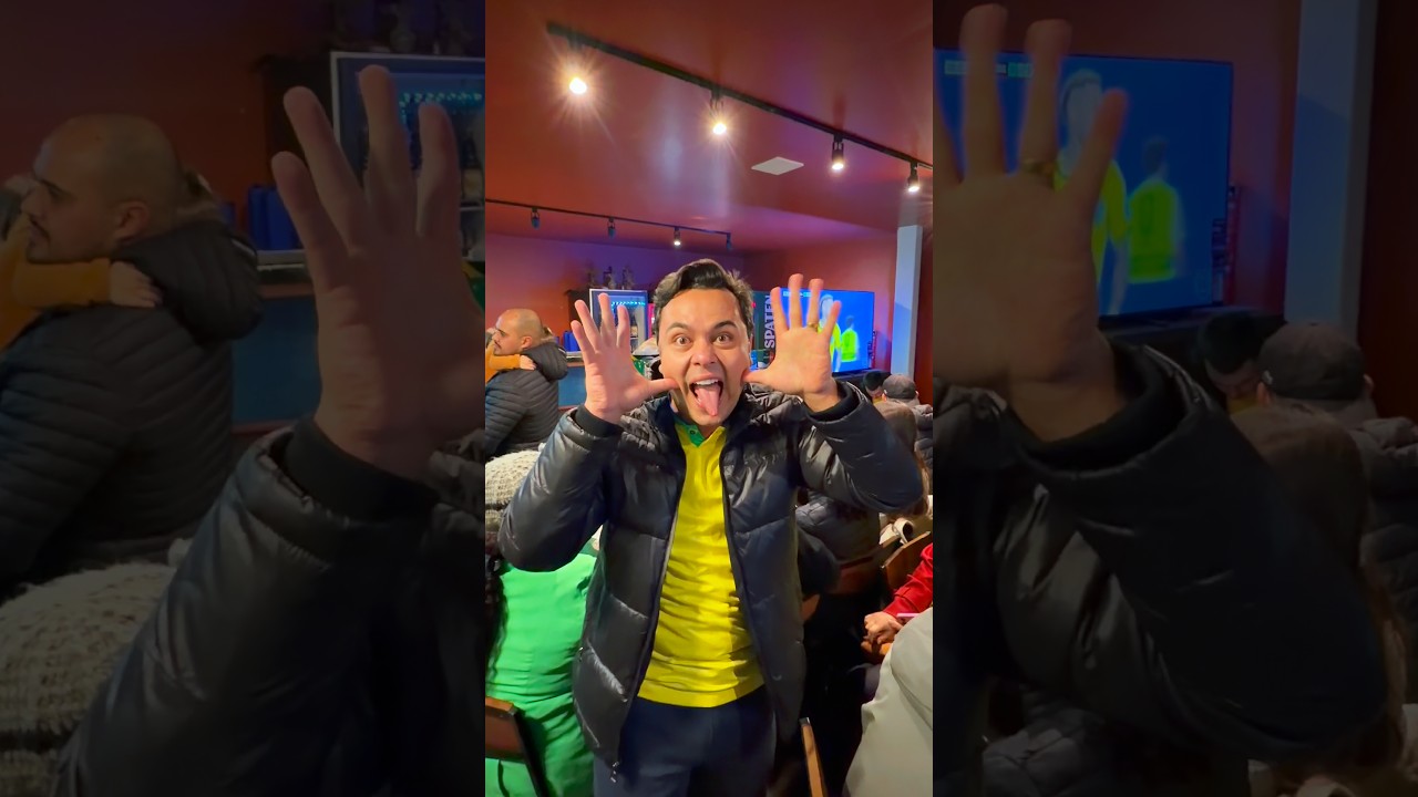 Dei sorte pra nossa seleção 😜 Patriota é pé-quente 😎