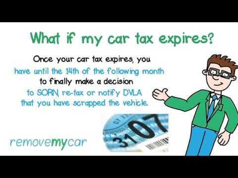 how to i tax a sorn vehicle