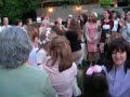 women's circle dancing to entertain bride