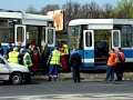Zderzenie tramwaj�w we Wroc?awiu cz.1