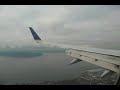 Continental 737-800 landing in Seattle Continental 737-800 landing in Seattle