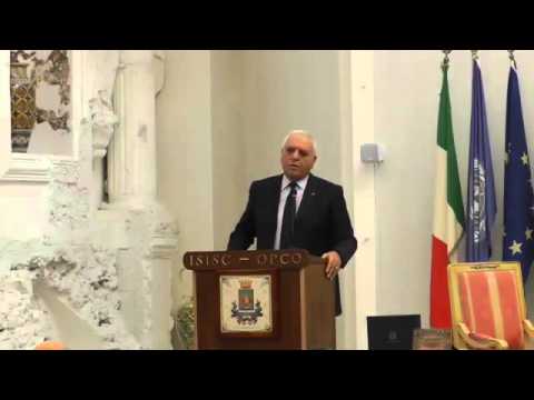 ISISC’s 40th Anniversary - On. Nicola Bono, President of the Province of Siracusa ISISC’s 40th Anniversary - On. Nicola Bono, President of the Province of Siracusa
