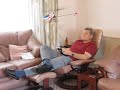 Old Geeza Flying An Ikarus Piccolo Micro Heli Indoors