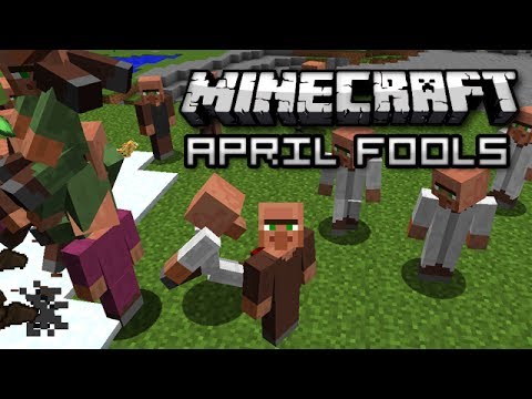 Minecraft: APRIL FOOLS VILLAGER INVASION SNAPSHOT