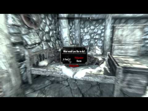 how to vampire feed in skyrim