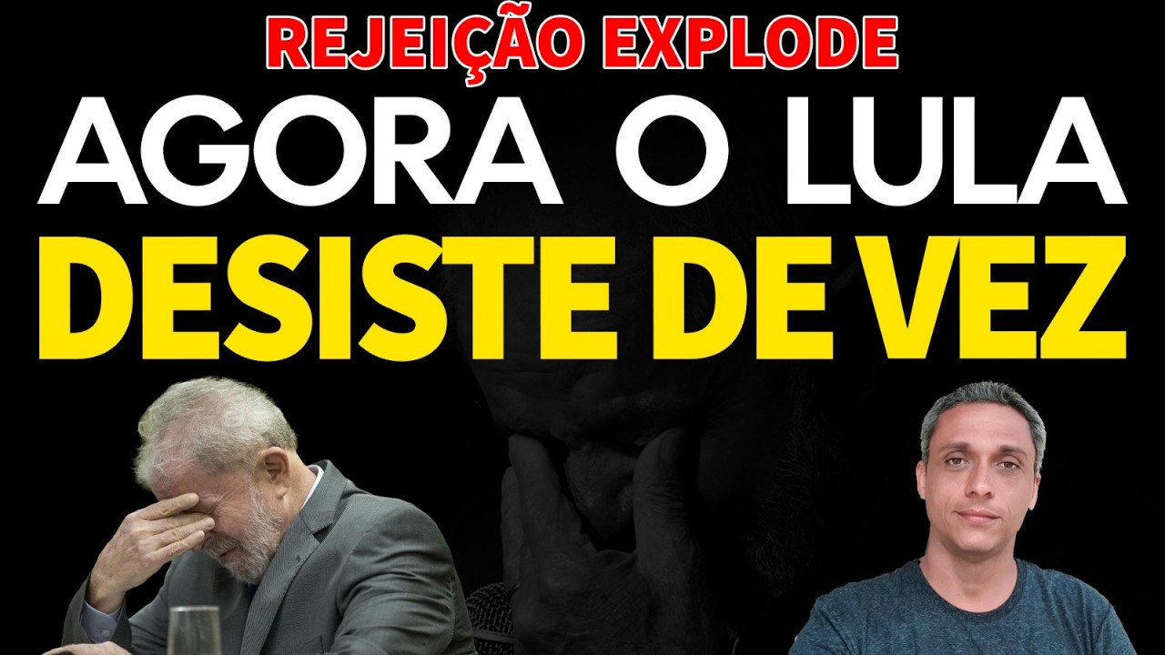 REJEIÇÃO AO LULA E STF EXPLODE - Mais uma pesquisa mostra que o Brasil ACORDOU