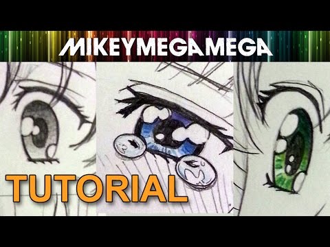 How To Draw Emotional Anime Eyes – REAL TIME TUTORIAL