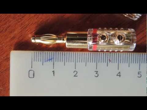 how to fit qed airloc banana plugs