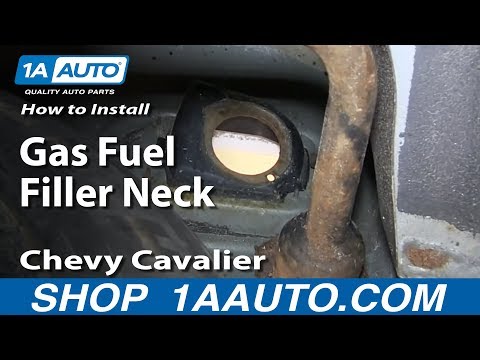 How To Install Replace Rusted Gas Fuel Filler Neck 1999-05 Chevy Cavalier Pontiac Sunfire