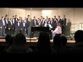 The Oak Park High School Men's Choir from Kansas City, MO singing 