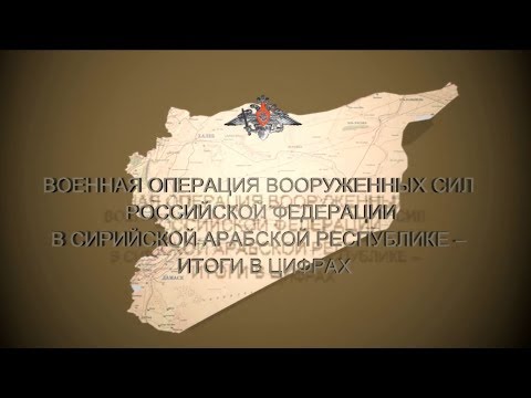 Россия отчиталась о результатах операции в Сирии