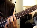 me showing you How to play Last Caress by Misfits Metallica version