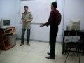 frank's suicide attempt in the movie 'scent of a woman',
actors here:
charlie:haitham.
colonel frank:hassan.