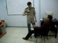 frank's suicide attempt in the movie 'scent of a woman',
actors here:
charlie:haitham.
colonel frank:hassan.