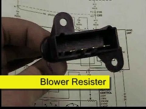 Jeep blower resister replacement DIY