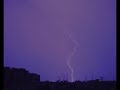 Tormenta en Málaga ( Relámpagos sobre la cuidad )