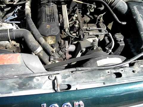 how to loosen belt on jeep cherokee