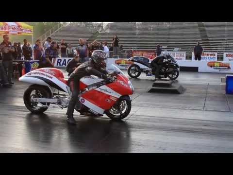 Supercharged Hayabusa Runs 206mph!
