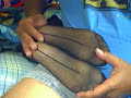 Tickling sleeping feet 8