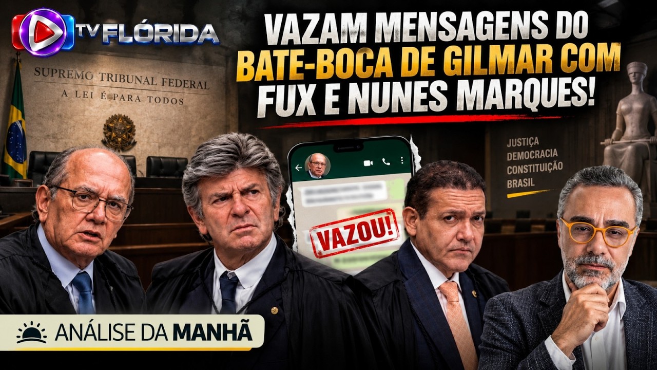🚨 Gilmar se Descontrola e Ataca Nunes Marques e Fux no Zap!