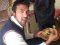 haroon eating saag
