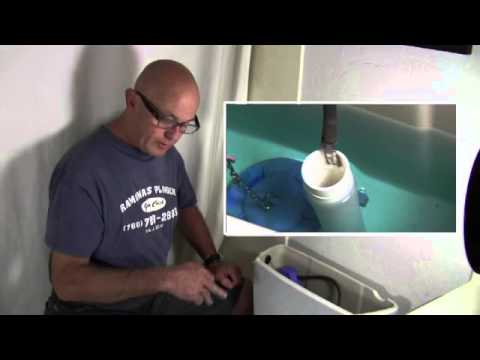 how to isolate water to toilet cistern