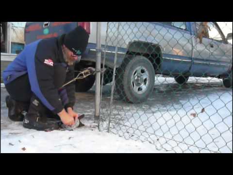 how to patch chain link fence