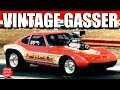Frank Mazi BB/A Opel GT Comp Eliminator Drag Racing 1984 NHRA Springnationals Columbus, OH