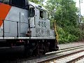 NJ Transit GP40PH-2 #4150 pulls its train through South Amboy NJ just north of RARE Interlocking toward the South Amboy Train Station. NJ Transit 4150 is the last of the NJ Transit GP40PH-2 locomotives. Even though there were GP40PH-2B Locomotives ordered they are not part of the first order as the letter B Desingates.