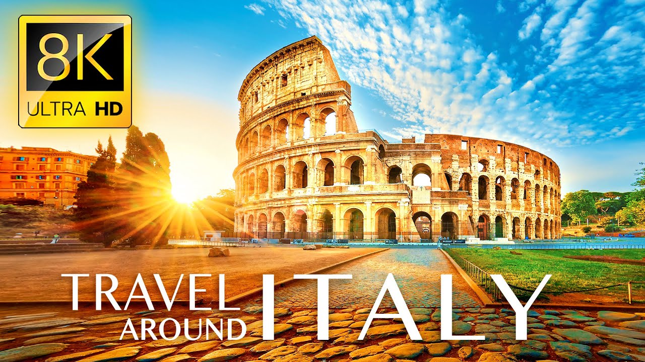 Stunning Trip to ITALY in 8K ULTRA HD - Travel to Best Places in Italy with Relaxing Music 8K TV