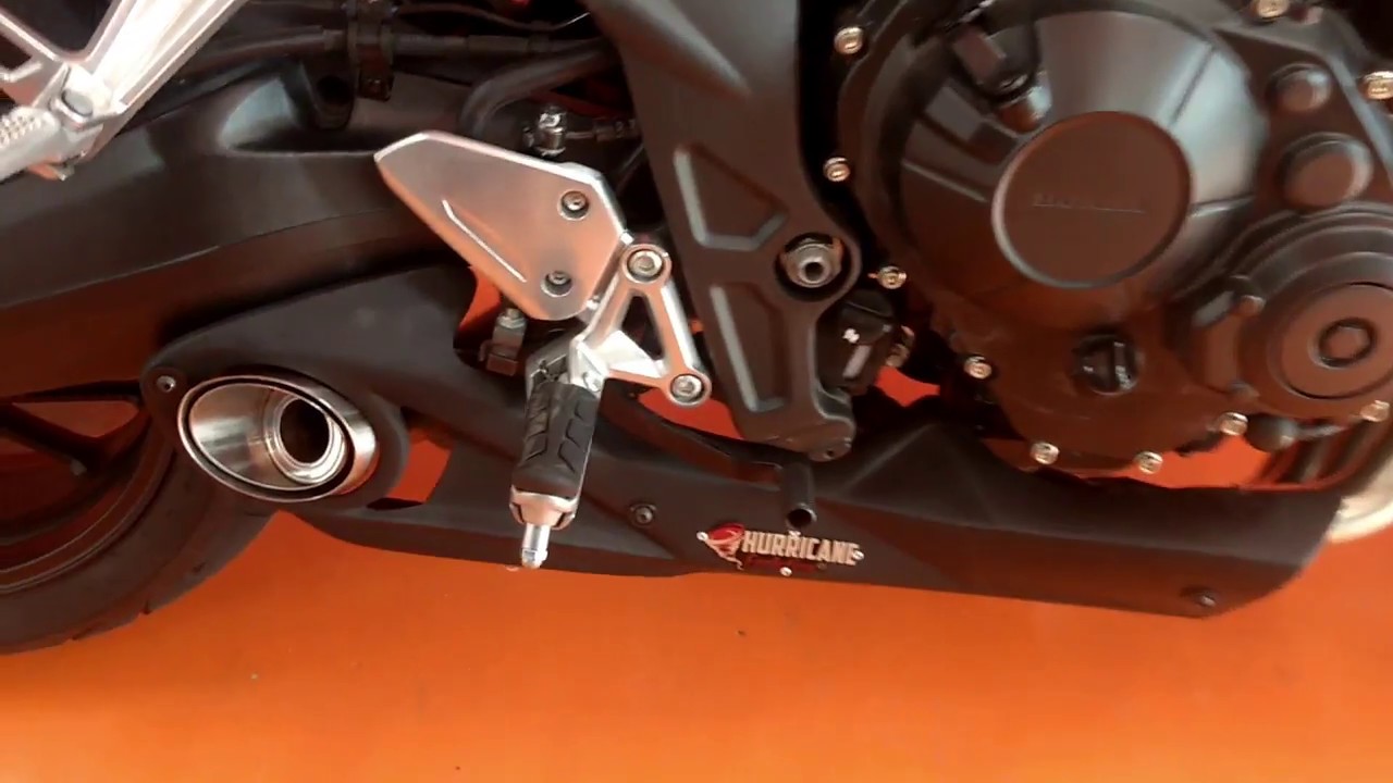 Capa do vídeo  Escapamento Hurrimade Evolution Honda CB 650F 2018 a 2020
