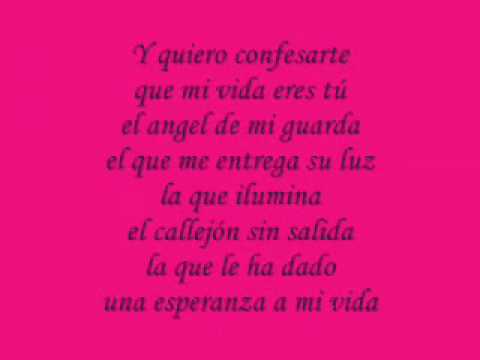 mi vida eres tu - el dragon ( lyrics )