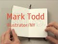 Moleskine of Mark Todd @ Detour exhibition
