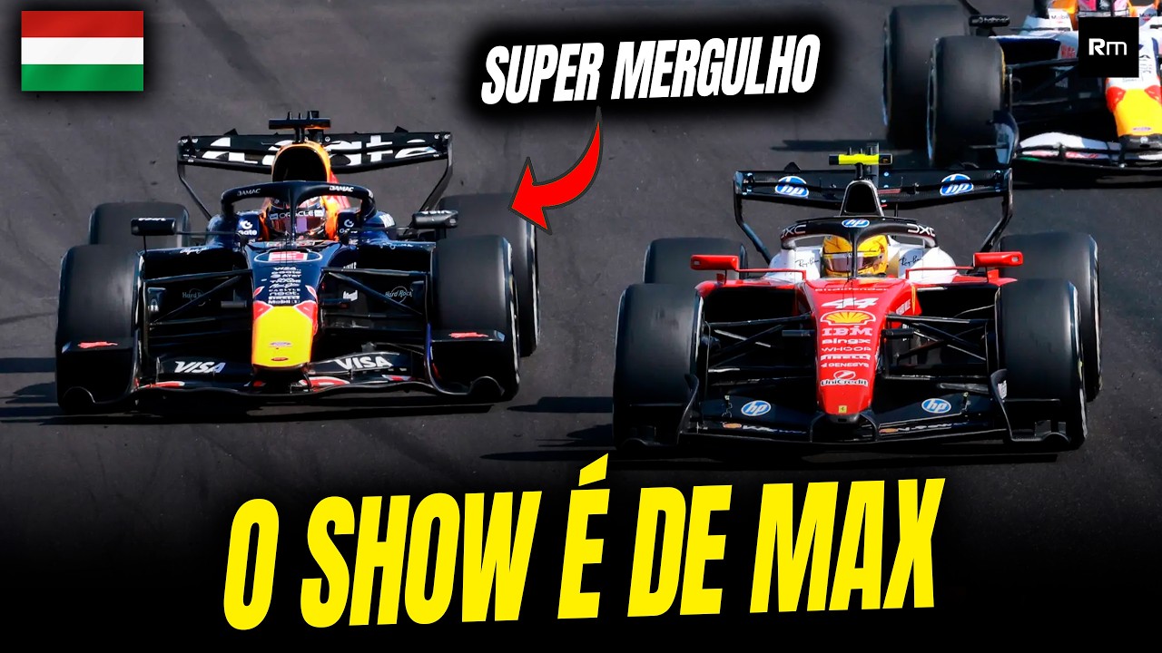 VERSTAPPEN MOSTRA PORQUE É O CARA DO GRID ATUAL / PIASTRI BRAVO COM SAINZ / HAMILTON, RUSSELL E +