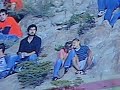 Digging for gold on a mountainside