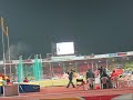 Pole vault shatters