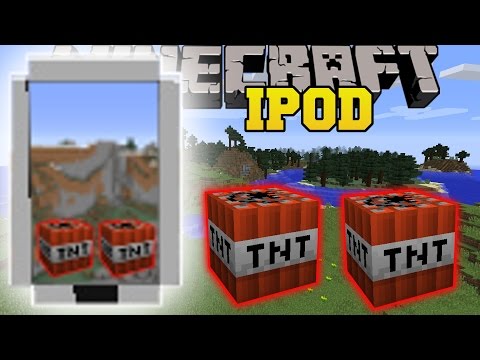 Minecraft: IPOD APPS (LOTS OF NEW APPS!) Mod Showcase